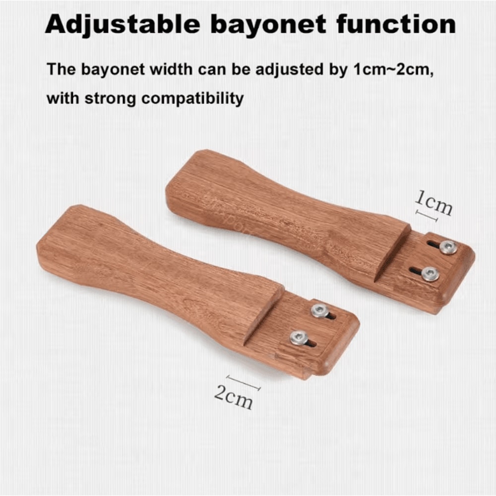 Adjustable Outdoor Grill Pan Handle HeatResistant Wooden BBQ Pan Grip For Camping Grilling Outdoo 5
