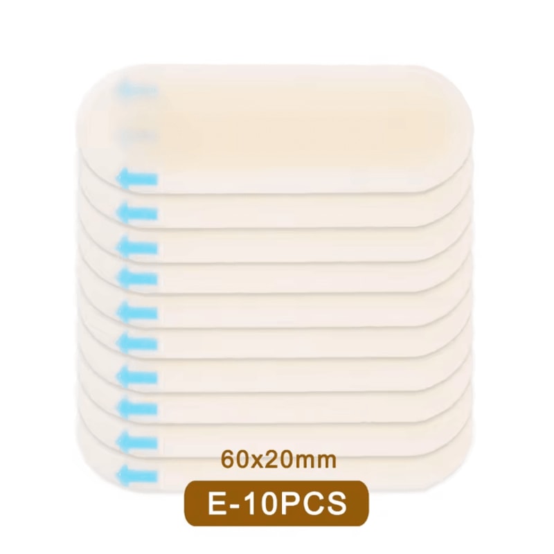 Hydrocolloid Heel Blister Patches AntiFriction Hydrocolloid Foot Patch Bandages For Outdoor Hiking 10