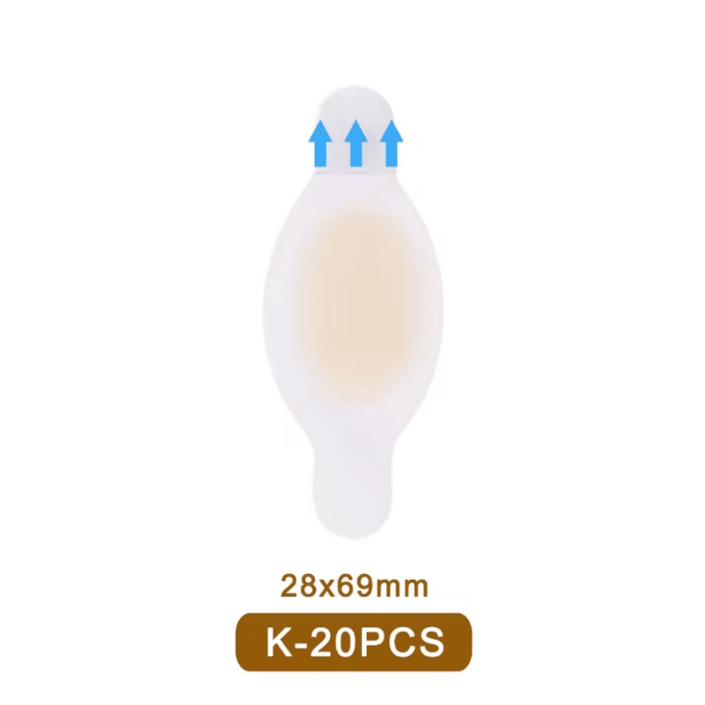 Hydrocolloid Heel Blister Patches AntiFriction Hydrocolloid Foot Patch Bandages For Outdoor Hiking 15