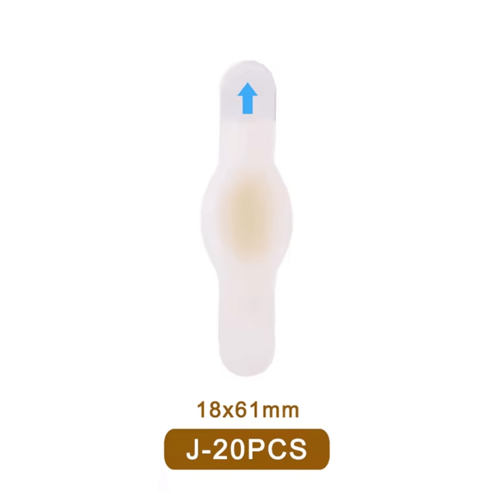 Hydrocolloid Heel Blister Patches AntiFriction Hydrocolloid Foot Patch Bandages For Outdoor Hiking 5