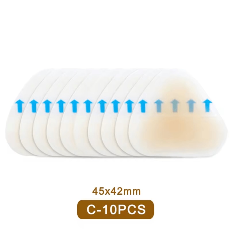 Hydrocolloid Heel Blister Patches AntiFriction Hydrocolloid Foot Patch Bandages For Outdoor Hiking 8