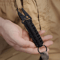 Military Paracord Keychain Carabiner Braided Paracord Survival Keychain With Bottle Opener For Cam 1
