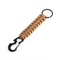 Military Paracord Keychain Carabiner Braided Paracord Survival Keychain With Bottle Opener For Cam 15