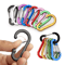 Aluminum Carabiner Clip Set 6PCS DRing Keychain Carabiner Hooks For Camping Hiking Outdoor Gear 0