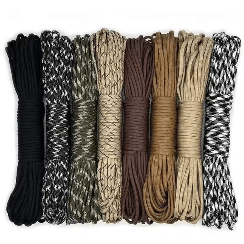 HeavyDuty 550 Paracord Rope 7Core 4mm Parachute Cord For Camping Hiking Survival DIY Gear 0