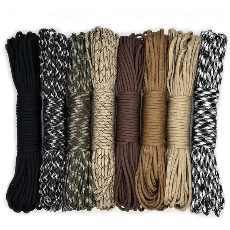 HeavyDuty 550 Paracord Rope 7Core 4mm Parachute Cord For Camping Hiking Survival DIY Gear 0