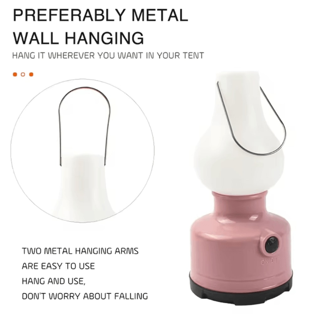Waterproof Portable Camping Tent Light DualMode LED Camp Lantern For Hiking Climbing Outdoor Adve 1