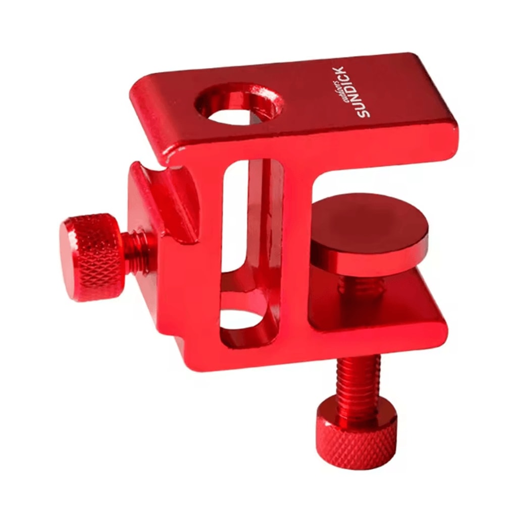 Aluminum Camping Pole Table Clamp Adjustable Lantern Stand Clip Holder For Outdoor Camping Fishing 4