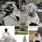 UltraLight Emergency Thermal Poncho Blanket Waterproof Mylar Survival Poncho For Camping Hiking E 5