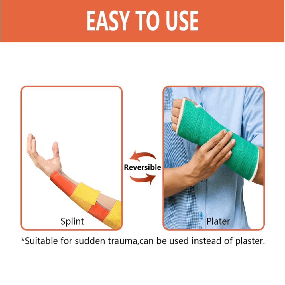 Universal Aluminum Splint Roll Moldable Emergency Medical Splint For Camping Travel Survival Firs 4