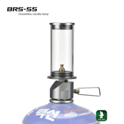 brs-55 windproof gas camping lantern – dreamlike candlelight camping lamp for tent lighting & outdoor adventures
