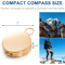 Vintage Copper Camping Survival Compass Waterproof GlowintheDark Pocket Compass For Hiking Outdoo 4