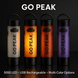 gopeak mini usb rechargeable led flashlight pocket keychain flashlight clip on hat light for camping hiking outdoor