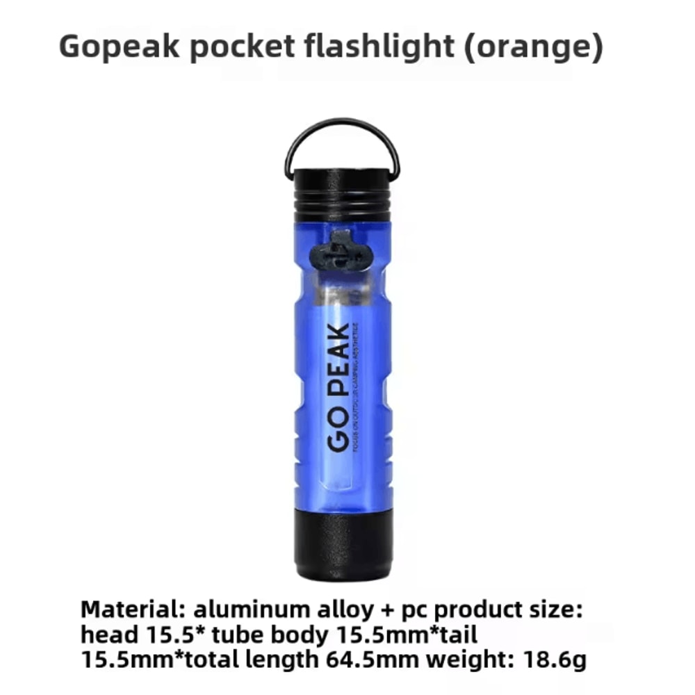 Gopeak Mini USB Rechargeable LED Flashlight Pocket Keychain Flashlight Clip On Hat Light For Campin 9