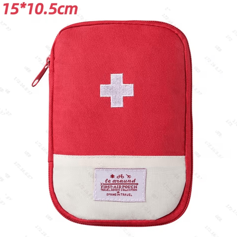 Portable Small First Aid Kit Bag Travel Medicine Storage Pouch For Camping Hiking Emergency Medical 6
