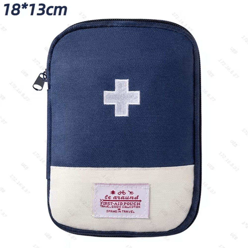 Portable Small First Aid Kit Bag Travel Medicine Storage Pouch For Camping Hiking Emergency Medical 9