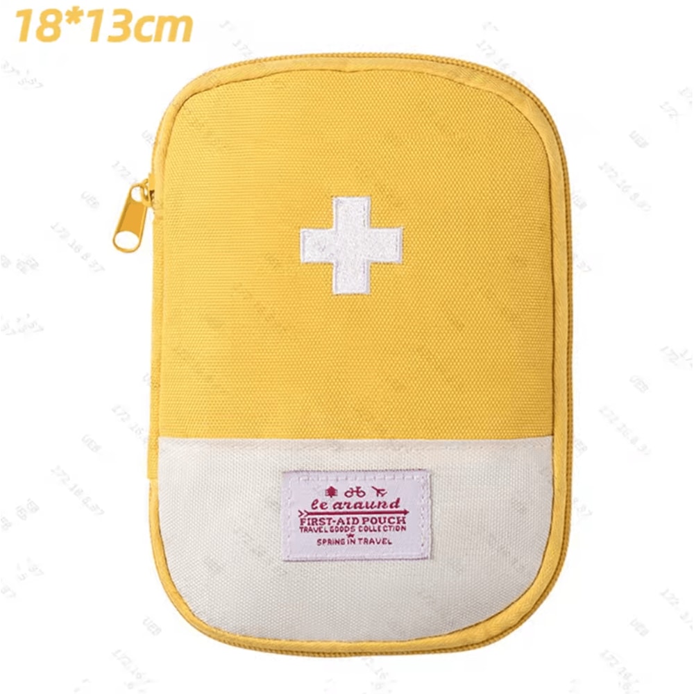 Portable Small First Aid Kit Bag Travel Medicine Storage Pouch For Camping Hiking Emergency Medical 10