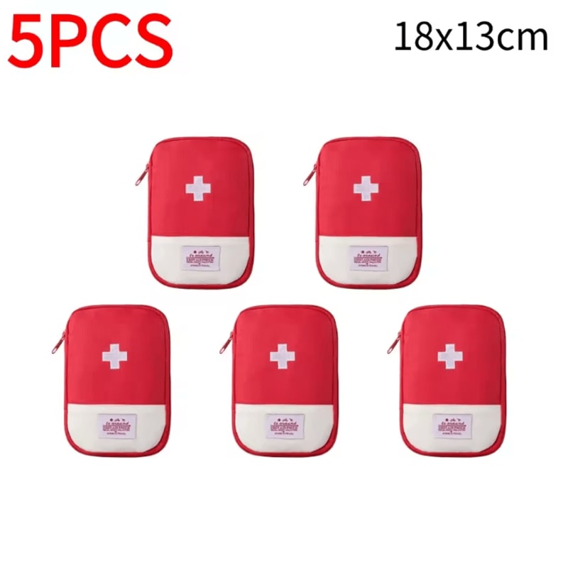 Portable Small First Aid Kit Bag Travel Medicine Storage Pouch For Camping Hiking Emergency Medical 14