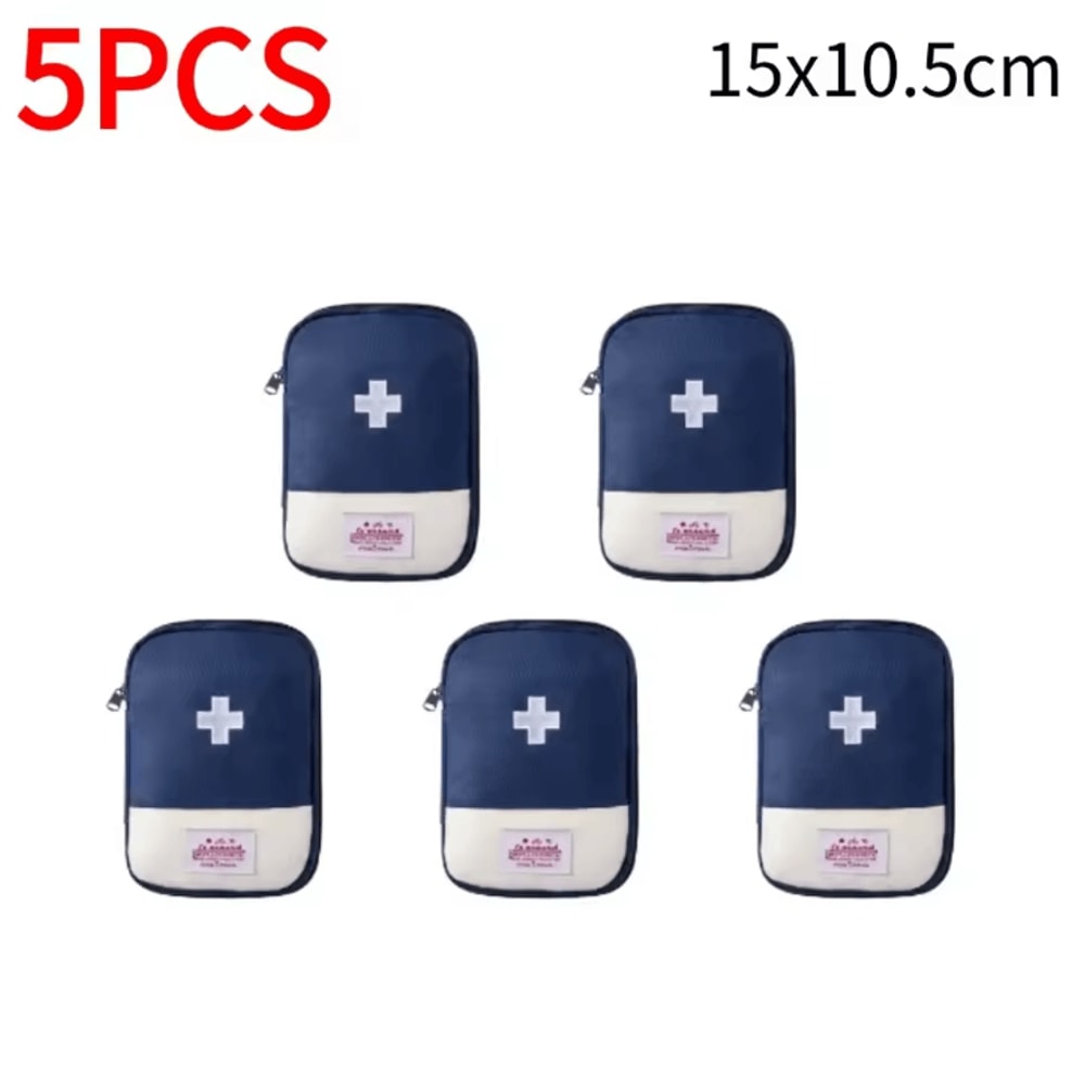 Portable Small First Aid Kit Bag Travel Medicine Storage Pouch For Camping Hiking Emergency Medical 12