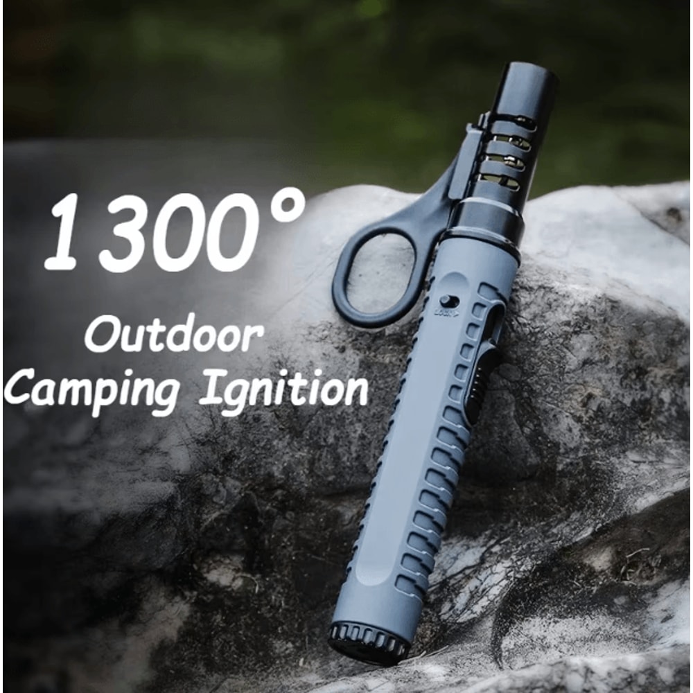 1300 Degree Camping Torch Igniter Portable Butane Flame Torch Lighter For BBQ Stove Camping And Out 0