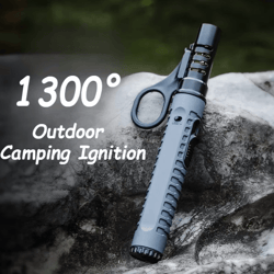 1300 degree camping torch igniter portable butane flame torch lighter for bbq stove camping and outdoor cooking
