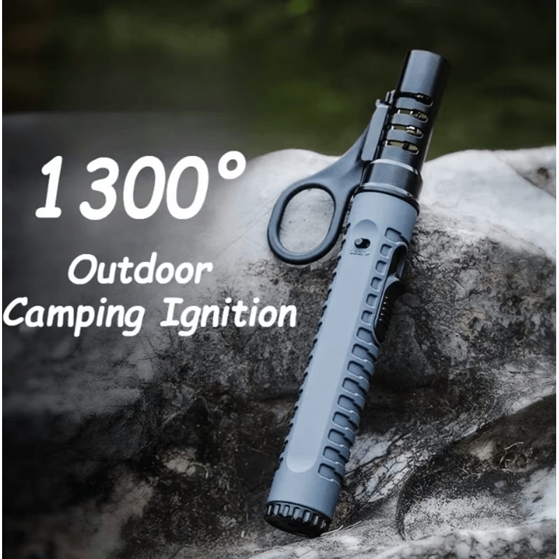 1300 Degree Camping Torch Igniter Portable Butane Flame Torch Lighter For BBQ Stove Camping And Out 0