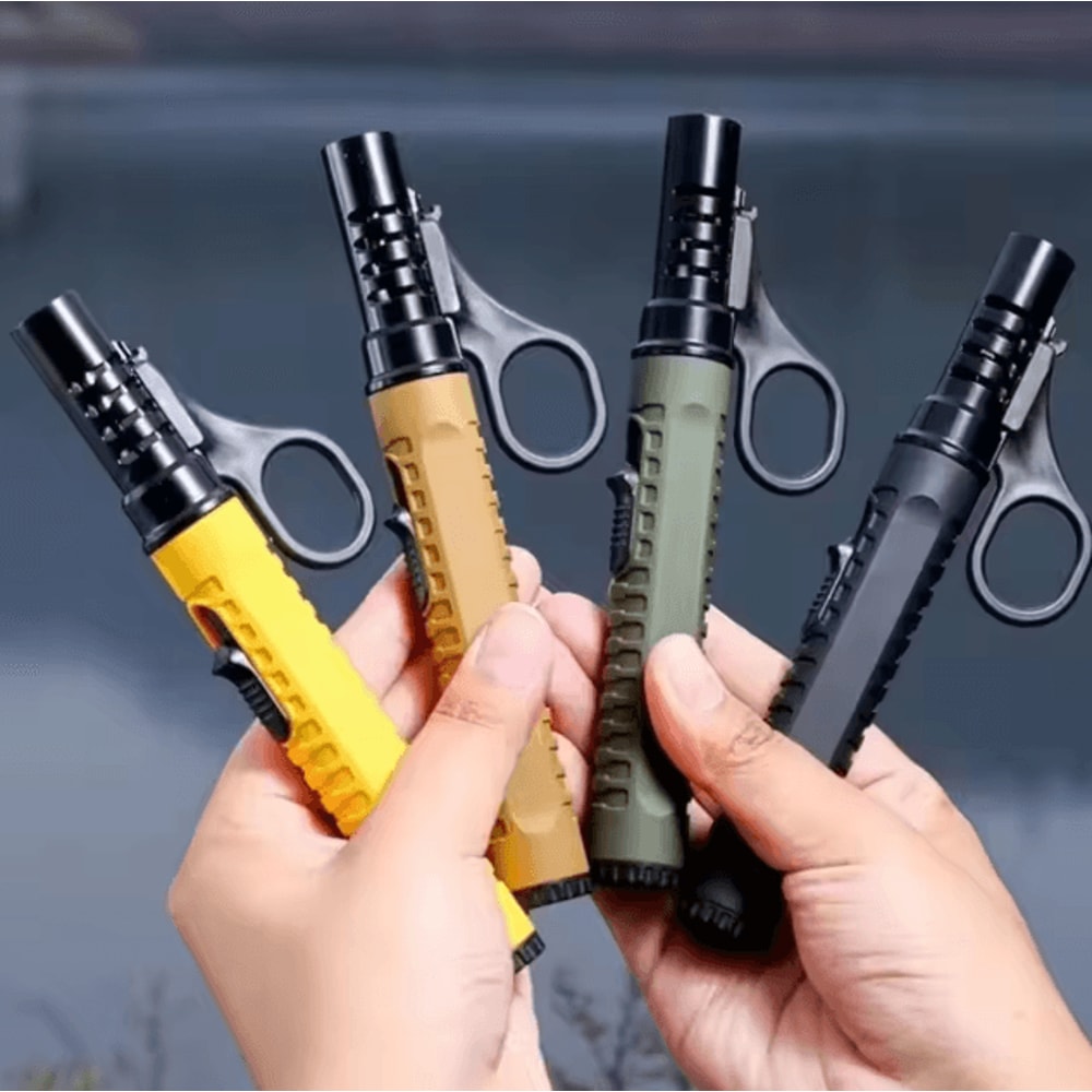 1300 Degree Camping Torch Igniter Portable Butane Flame Torch Lighter For BBQ Stove Camping And Out 3