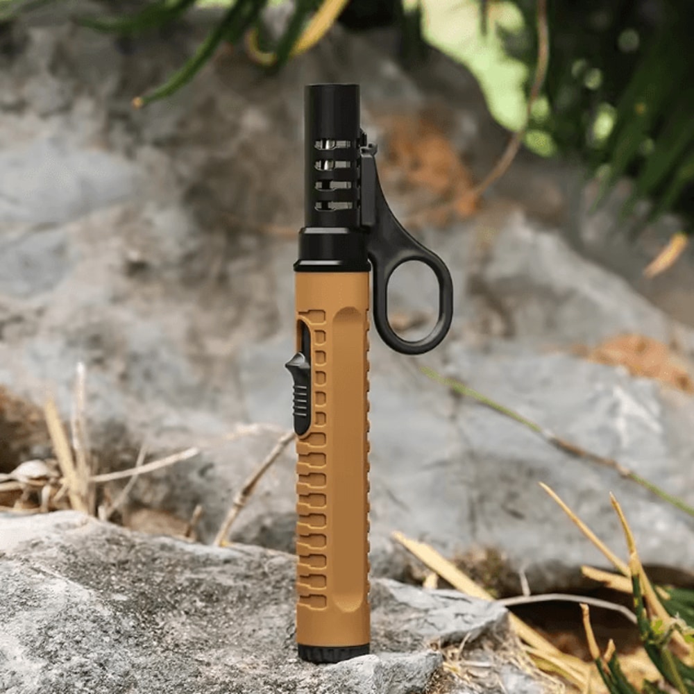 1300 Degree Camping Torch Igniter Portable Butane Flame Torch Lighter For BBQ Stove Camping And Out 5
