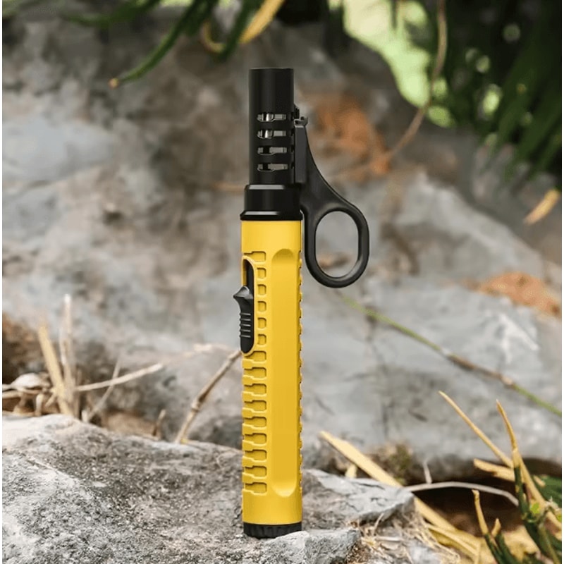 1300 Degree Camping Torch Igniter Portable Butane Flame Torch Lighter For BBQ Stove Camping And Out 8