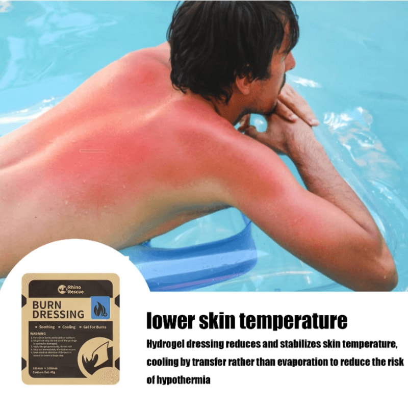 1Piece Rhino Rescue Burn Gel First Aid Kit 69g Portable Emergency Burn Gel Packets For Camping Hiki 2