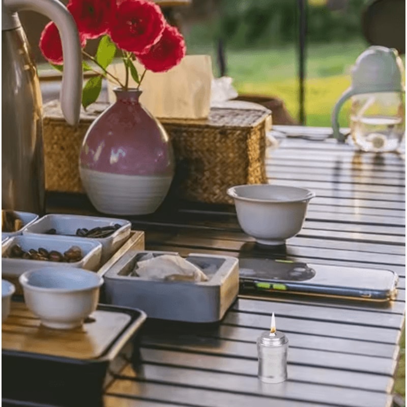 Mini Vintage Oil Wick Lamp Aluminum Alloy Portable Camping Oil Lantern For Indoor Outdoor Lighting 1