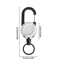 Steel Wire Retractable Keychain Carabiner Tactical Anti Theft Key Holder Automatic Buckle Rope For 9