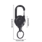 Steel Wire Retractable Keychain Carabiner Tactical Anti Theft Key Holder Automatic Buckle Rope For 11