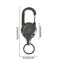 Steel Wire Retractable Keychain Carabiner Tactical Anti Theft Key Holder Automatic Buckle Rope For 6