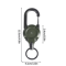Steel Wire Retractable Keychain Carabiner Tactical Anti Theft Key Holder Automatic Buckle Rope For 6