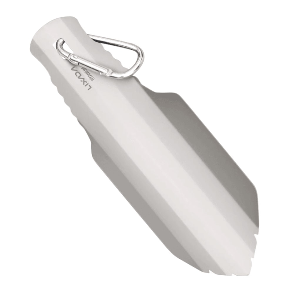 Lixada Titanium Camping Trowel Ultralight Backpacking Poop Shovel Compact Survival Digging Tool For 3