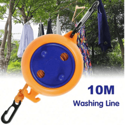 portable retractable travel clothesline adjustable camping laundry drying rope for outdoor camping travel laundry