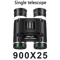 900x25 HD Zoom Binoculars Portable BAK4 Prism Binoculars Folding Long Range Outdoor Telescope For C 5