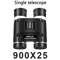 900x25 HD Zoom Binoculars Portable BAK4 Prism Binoculars Folding Long Range Outdoor Telescope For C 5