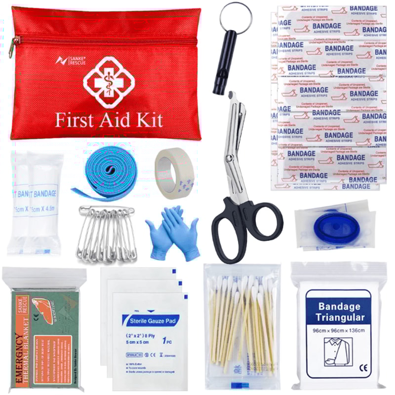 Survival IFAK First Aid Kit Tactical MOLLE Trauma Medical Bag Emergency Outdoor Kit For Camping Hik 1