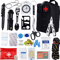 Survival IFAK First Aid Kit Tactical MOLLE Trauma Medical Bag Emergency Outdoor Kit For Camping Hik 6
