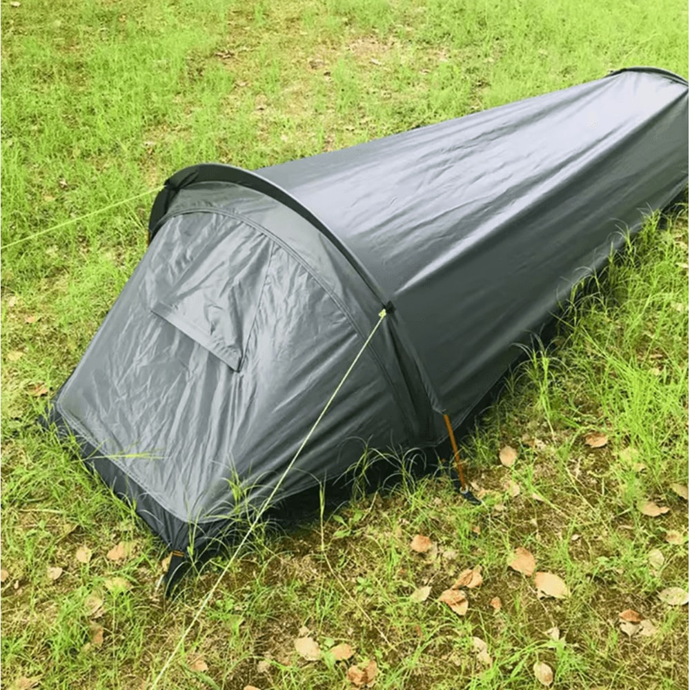 Lightweight Single Person Backpacking Tent Waterproof Portable Camping Hiking Tent For Outdoor Surv 2