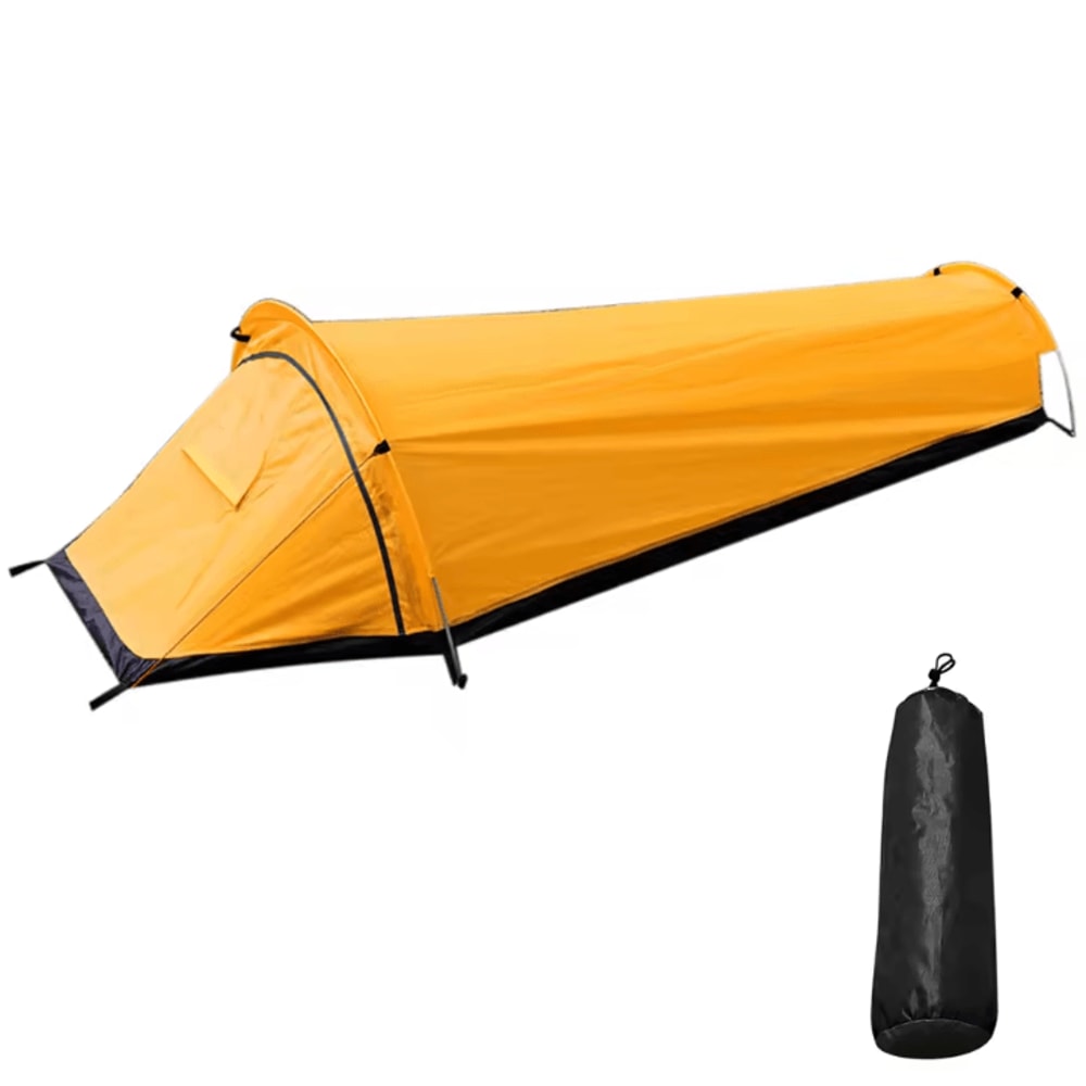 Lightweight Single Person Backpacking Tent Waterproof Portable Camping Hiking Tent For Outdoor Surv 6
