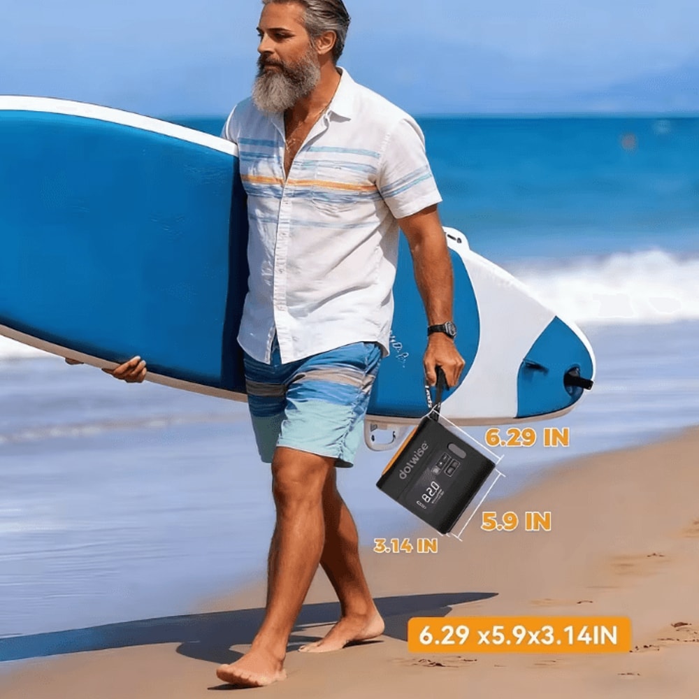 DOTWISE Portable Electric Air Pump 22PSI High Flow Camping Air Mattress Pump Wireless Outdoor Infla 5