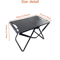 Portable Foldable Beach Picnic Table Lightweight Camping Table For Sand With Hanging Edge Storage F 4