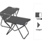 Portable Foldable Beach Picnic Table Lightweight Camping Table For Sand With Hanging Edge Storage F 7