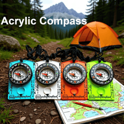 waterproof orienteering compass for map reading baseplate hiking navigation compass for camping hunting survival gear