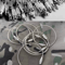 10 Piece Stainless Steel Wire Keyring Kit 15 Cm EDC Cable Keychain Set For Camping Travel Outdoor G 1