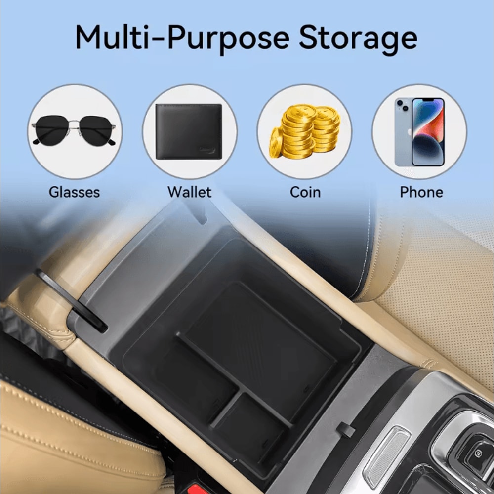 SMABEE Geely Boyue L Center Console Organizer ABS Car Armrest Storage Tray For Starray 2025 Interio 1