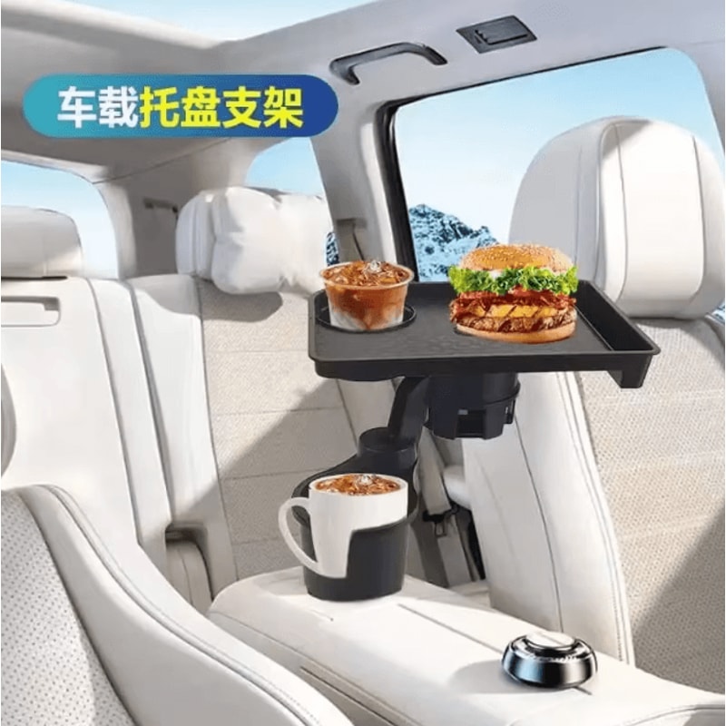 Multifunctional Car Cup Holder Tray Adjustable Vehicle Cup Holder Extension Tray Interior Organizer 0